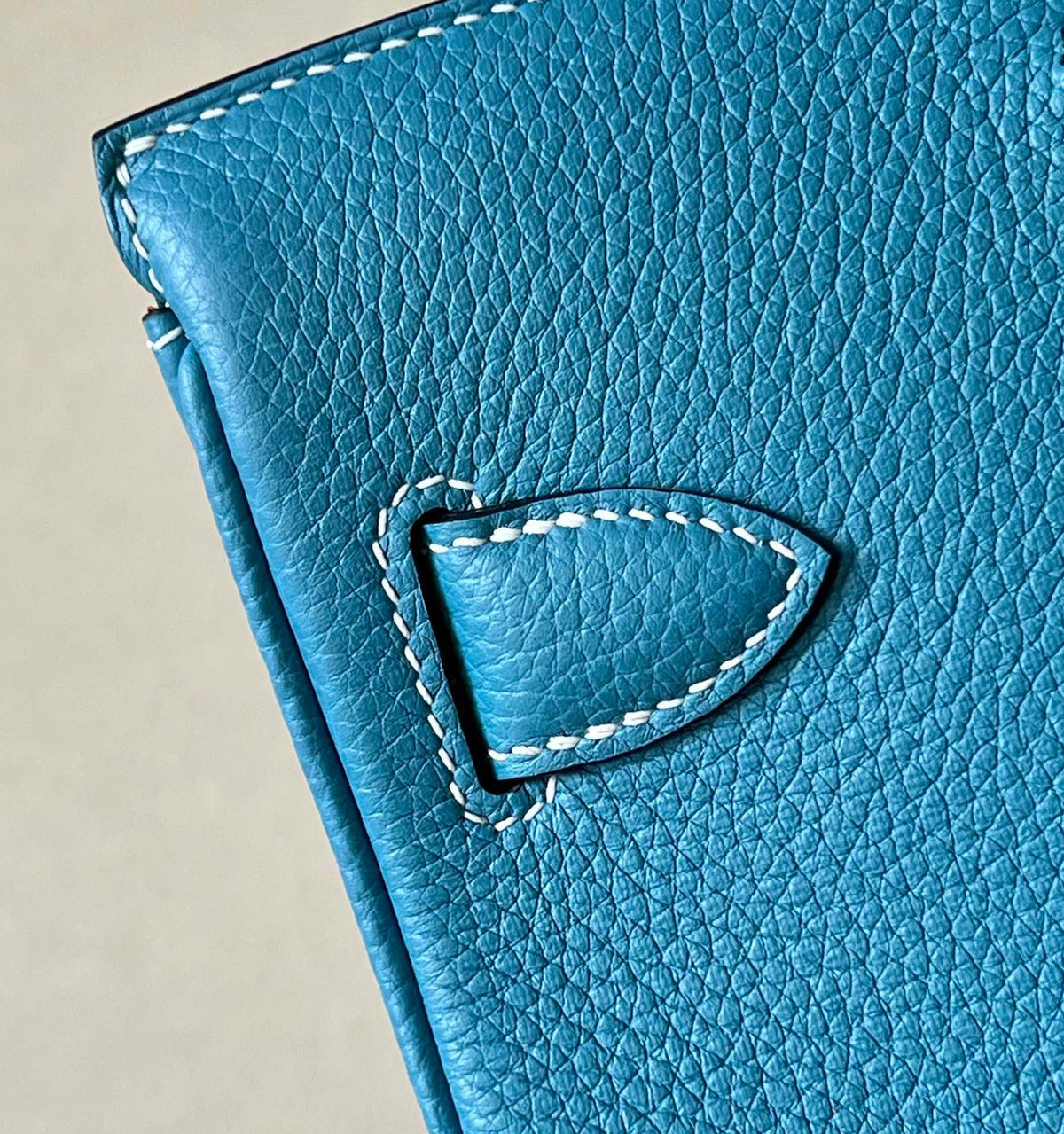 Hermes Kelly HAC A Dos Bag Blue Jean Togo Leather Palladium Hardware 2022