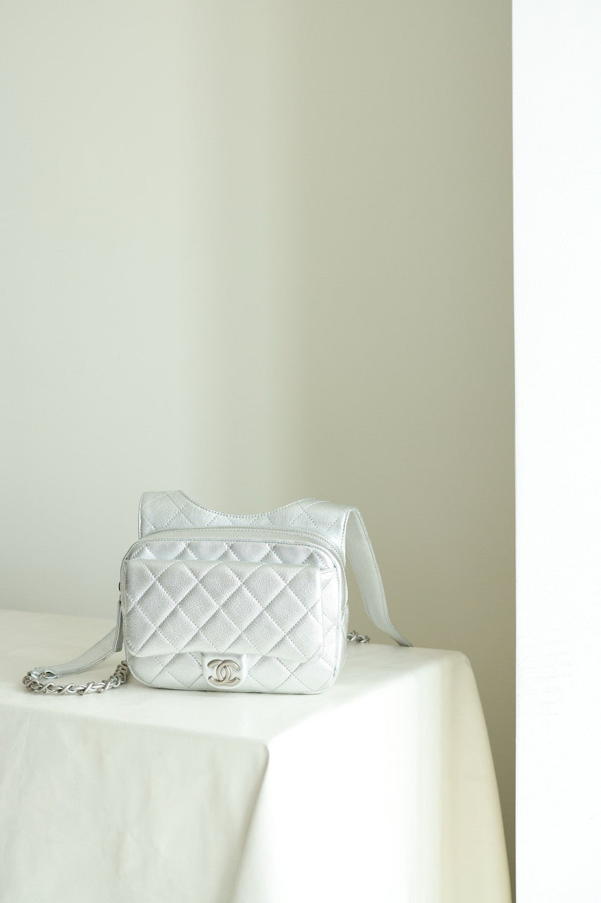 Chanel Metallic Lambskin BACKPACK 2024