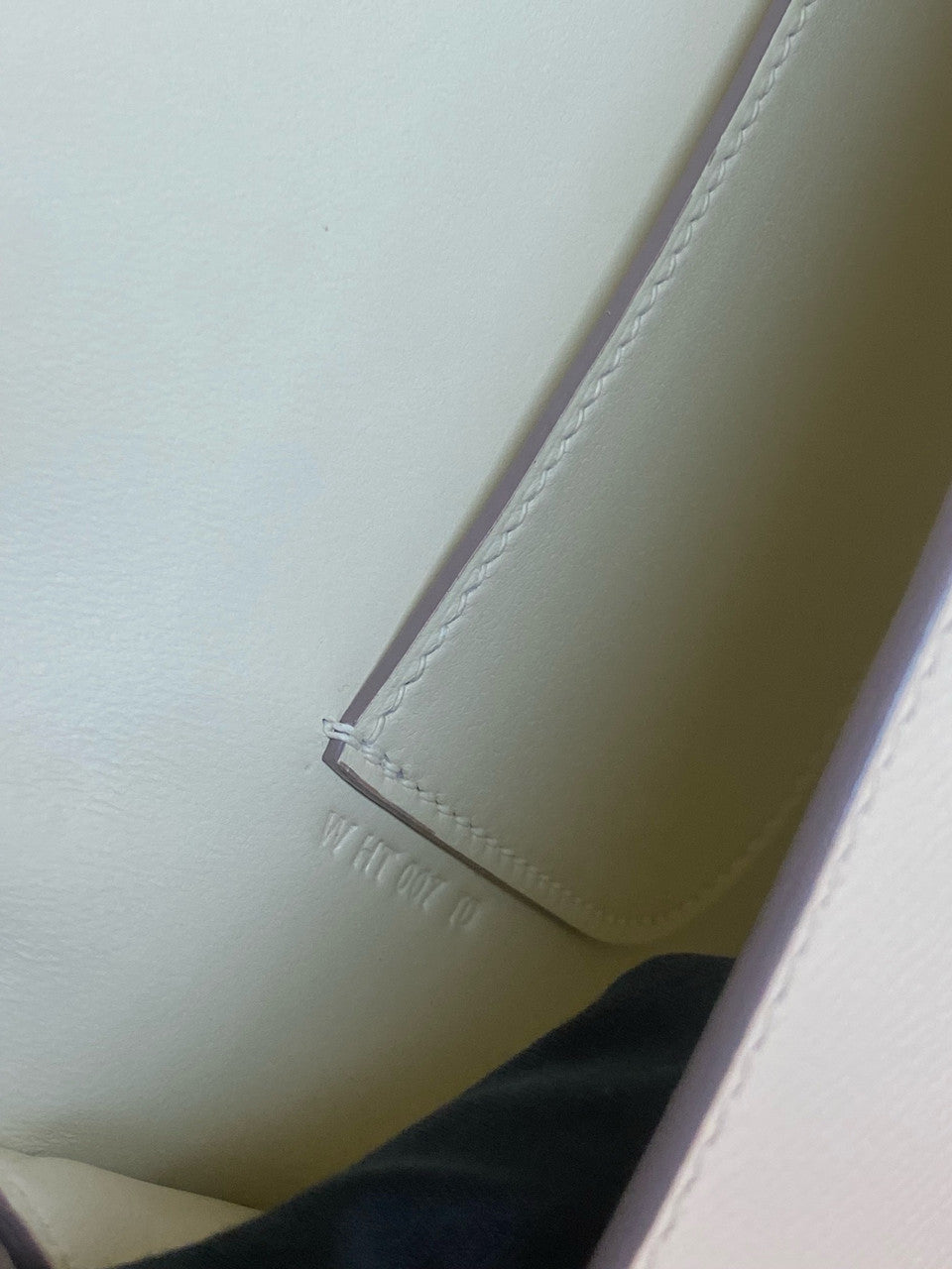 Hermès White  Epsom Della Cavalleria Elan Bag Palladium Hardware