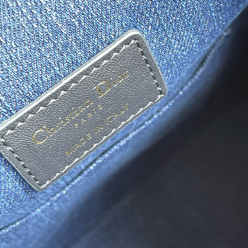 Christian Dior Medium C'est Dior Bag  Blue Denim Dior Oblique Jacquard