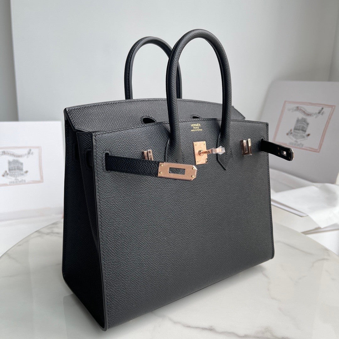 Hermes Birkin 25 Sellier Epsom Leather Gold Hardware