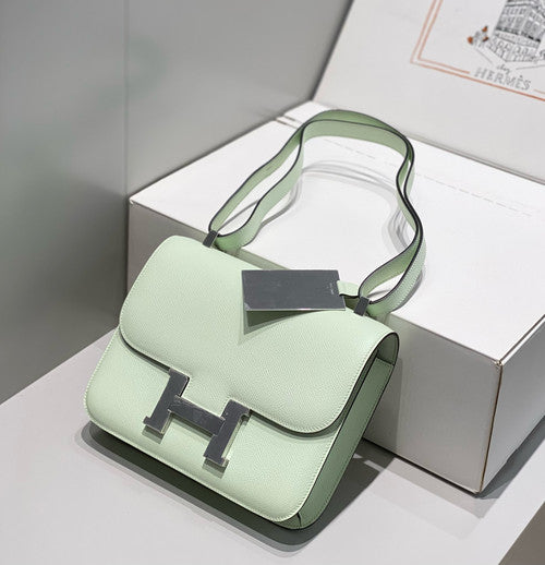 Hermès Constance 1-24 Vert Fizz Epsom Palladium Hardware