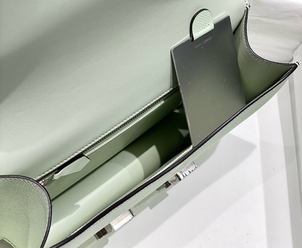 Hermès Constance 1-24 Vert Fizz Epsom Palladium Hardware