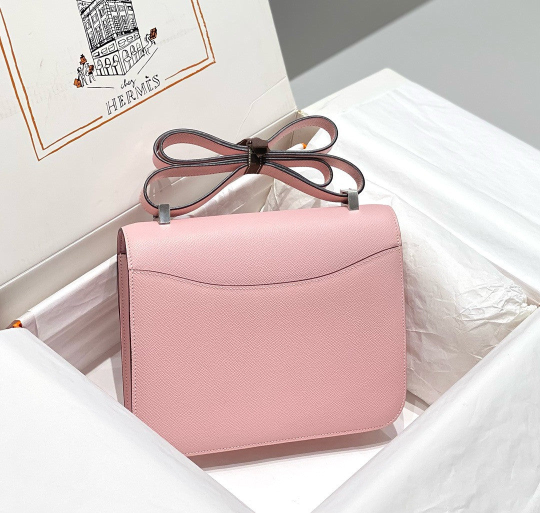 Hermès Constance 1-24 Pink Sakura Epsom Palladium Hardware