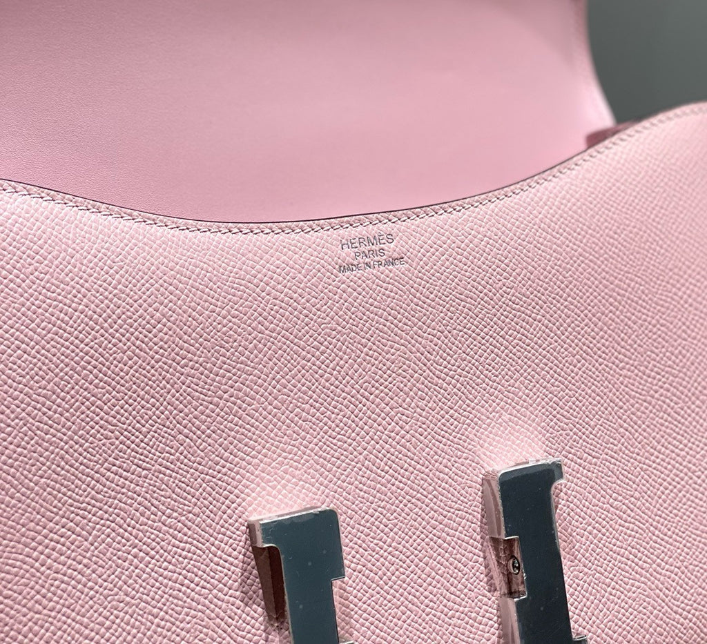 Hermès Constance 1-24 Pink Sakura Epsom Palladium Hardware