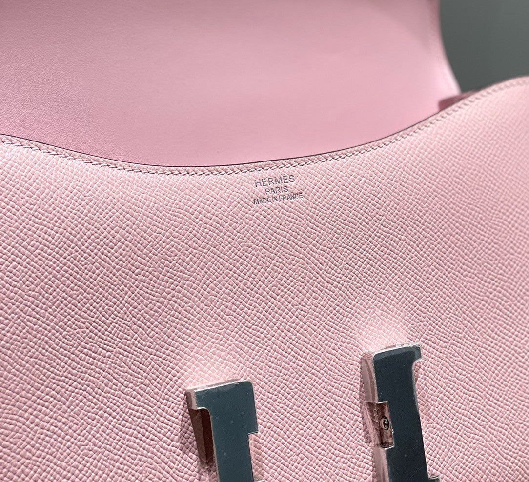 Hermès Constance 1-24 Pink Sakura Epsom Palladium Hardware
