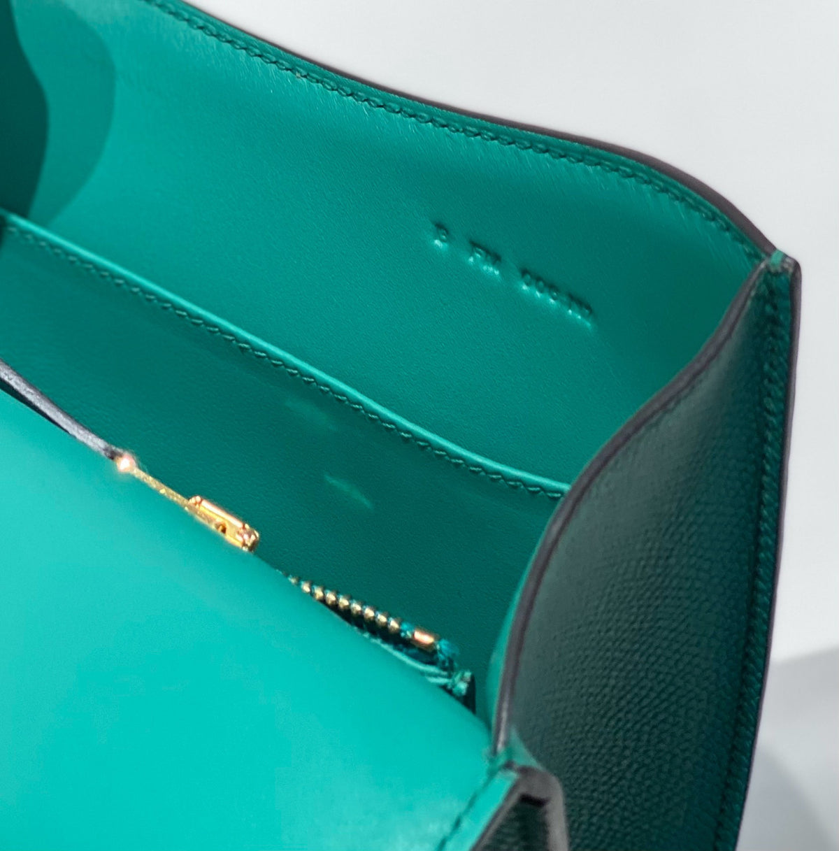 Hermès Constance 1-24 Vert Verone Epsom Gold Hardware