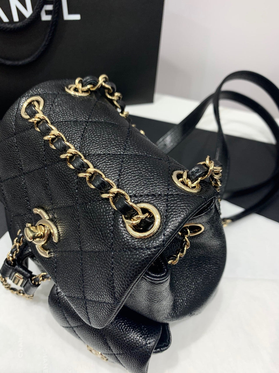 Chanel SS 2023 SMALL BACKPACK BLACK