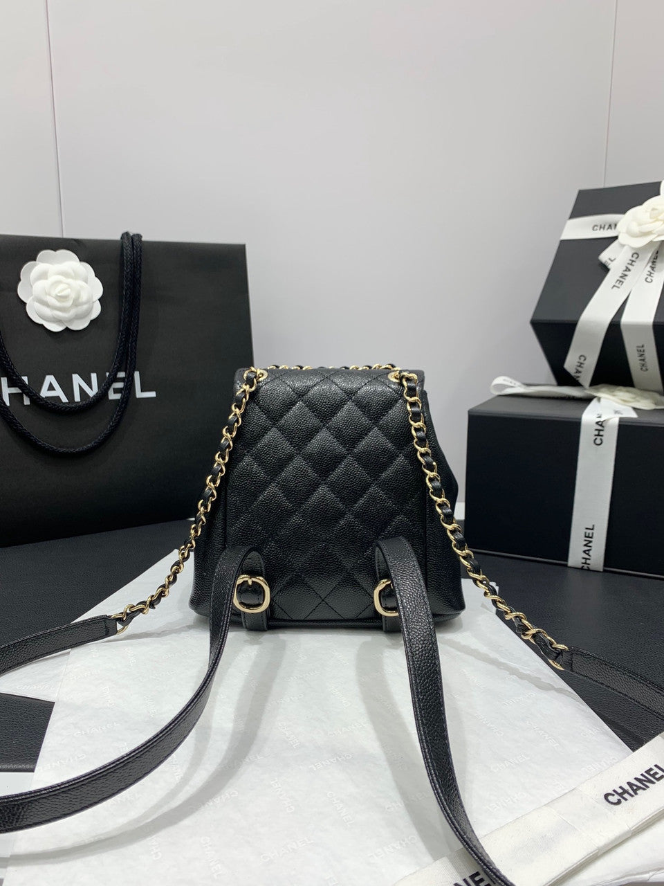 Chanel SS 2023 SMALL BACKPACK BLACK