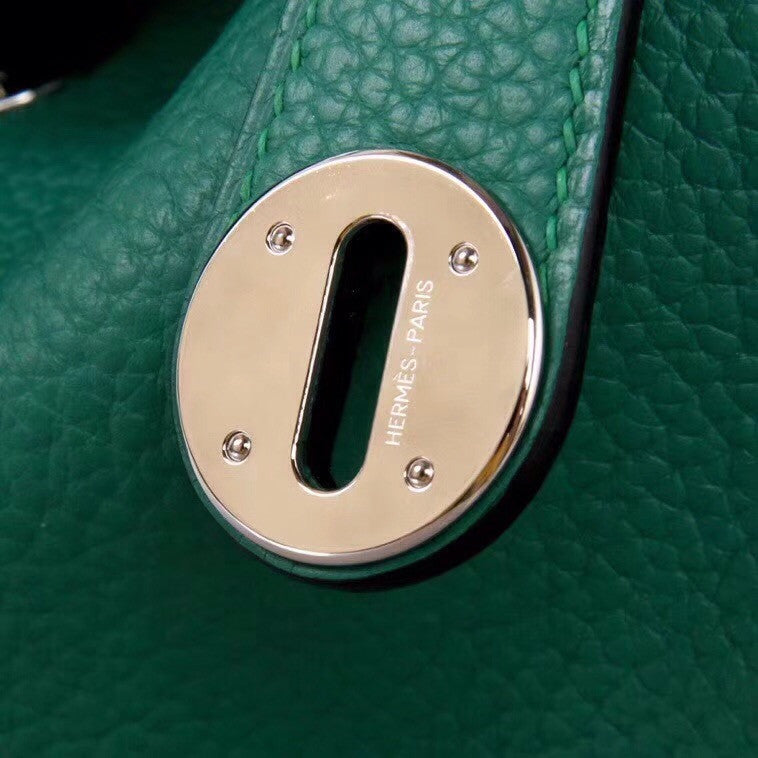 Hermes U4 Vert Vertigao  Lindy 30 Togo Palladium Hardware