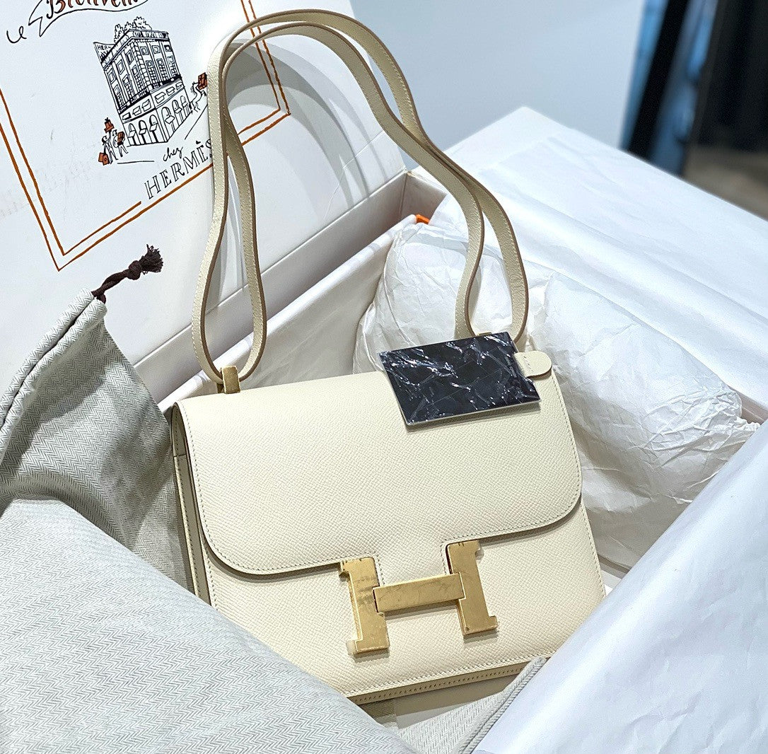 Hermès Constance 1-24 Nata Epsom Gold Hardware