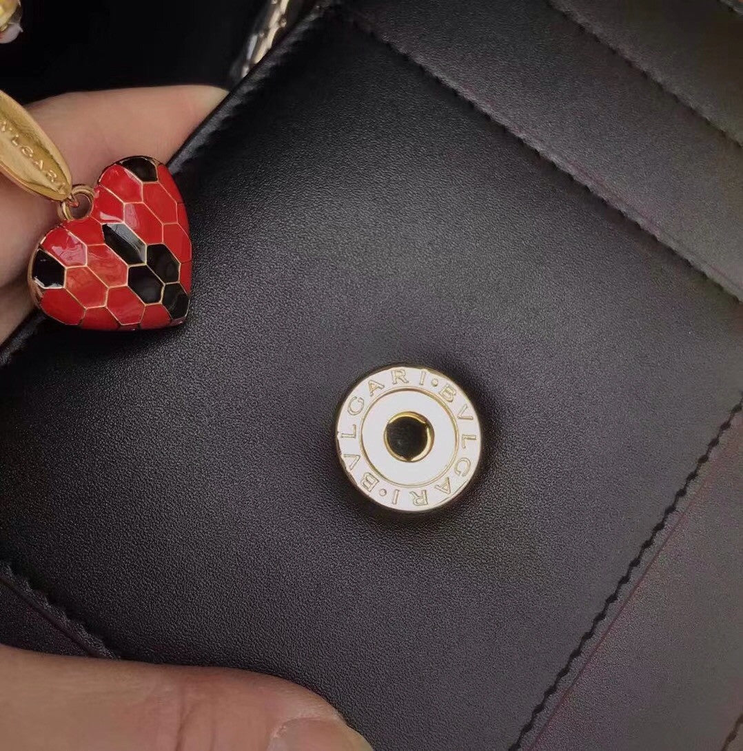 BVLGARI Flap Cover Serpenti Forever Black