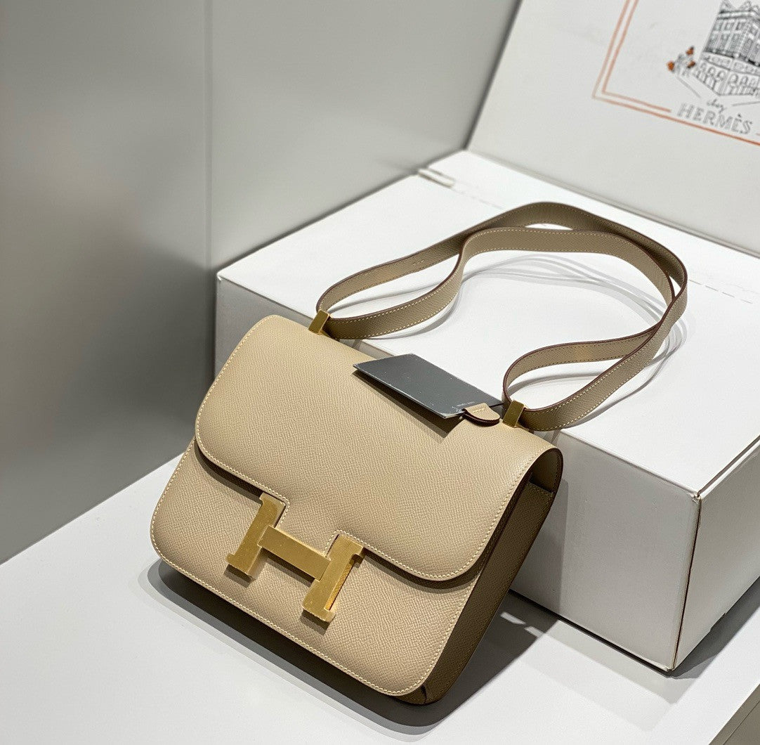 Hermès Constance 1-24 Etoupe Epsom Gold Hardware