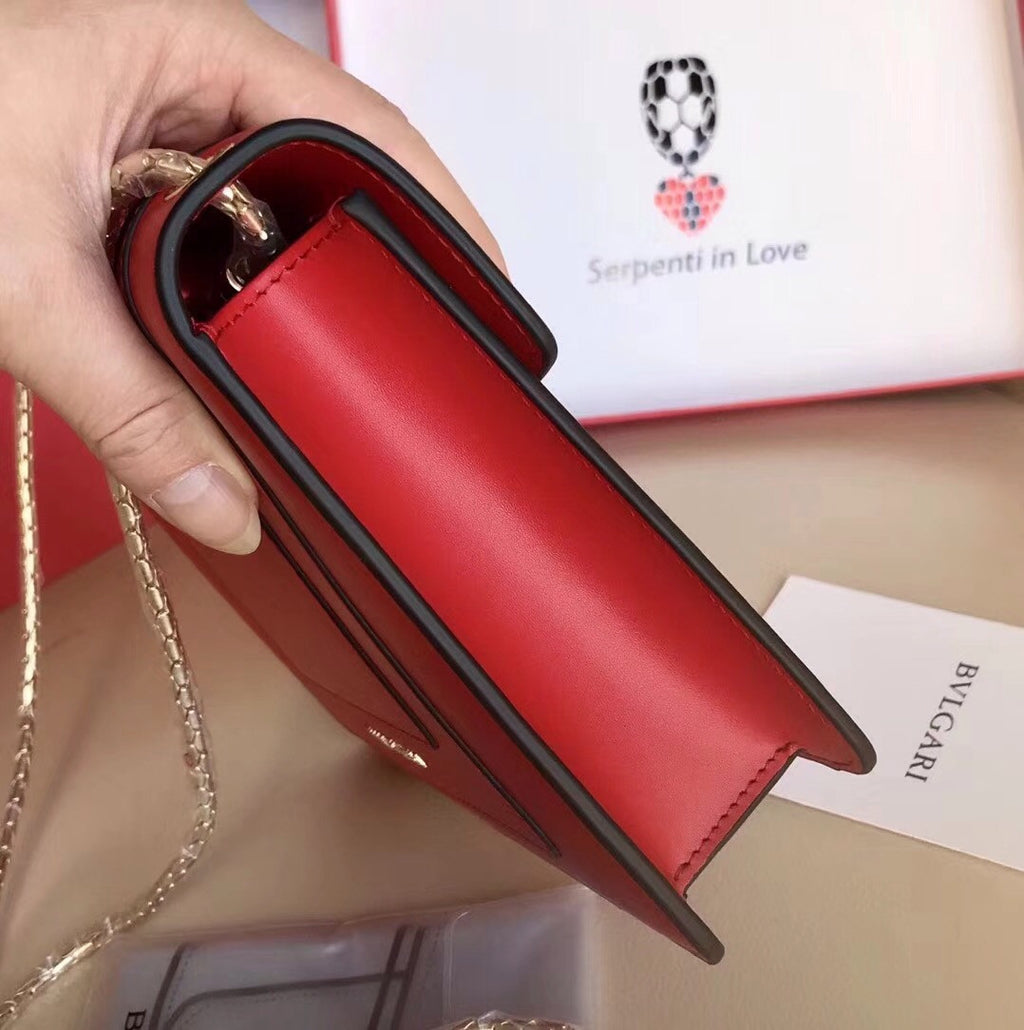BVLGARI Flap Cover Serpenti Forever Red
