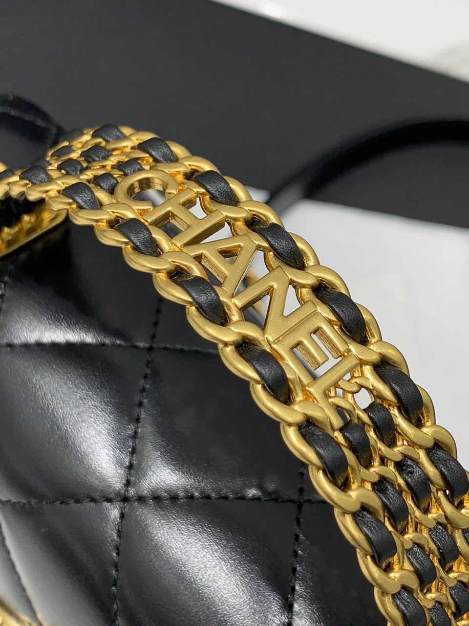 Chanel SS2023 SMALL FLAP BAG WITH TOP HANDLE