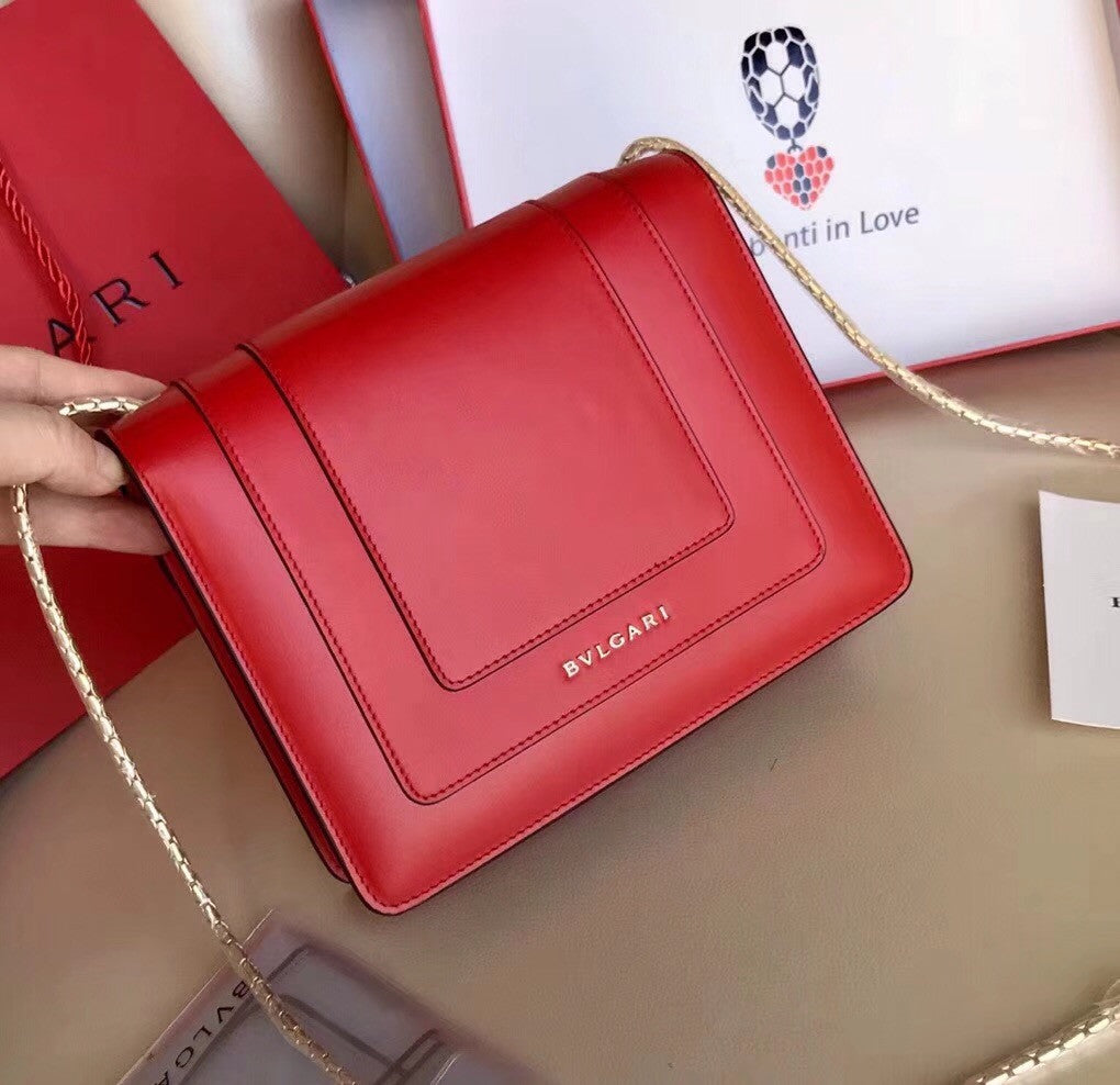BVLGARI Flap Cover Serpenti Forever Red