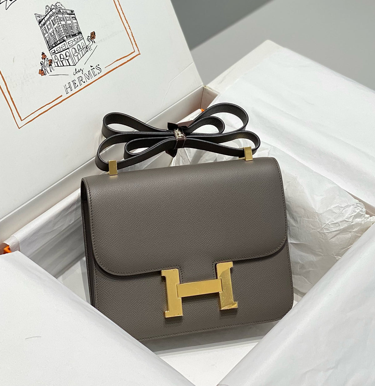 Hermès Constance 1-24 Etan Epsom Gold Hardware