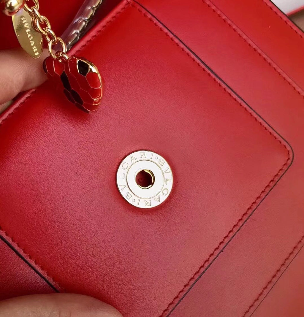 BVLGARI Flap Cover Serpenti Forever Red