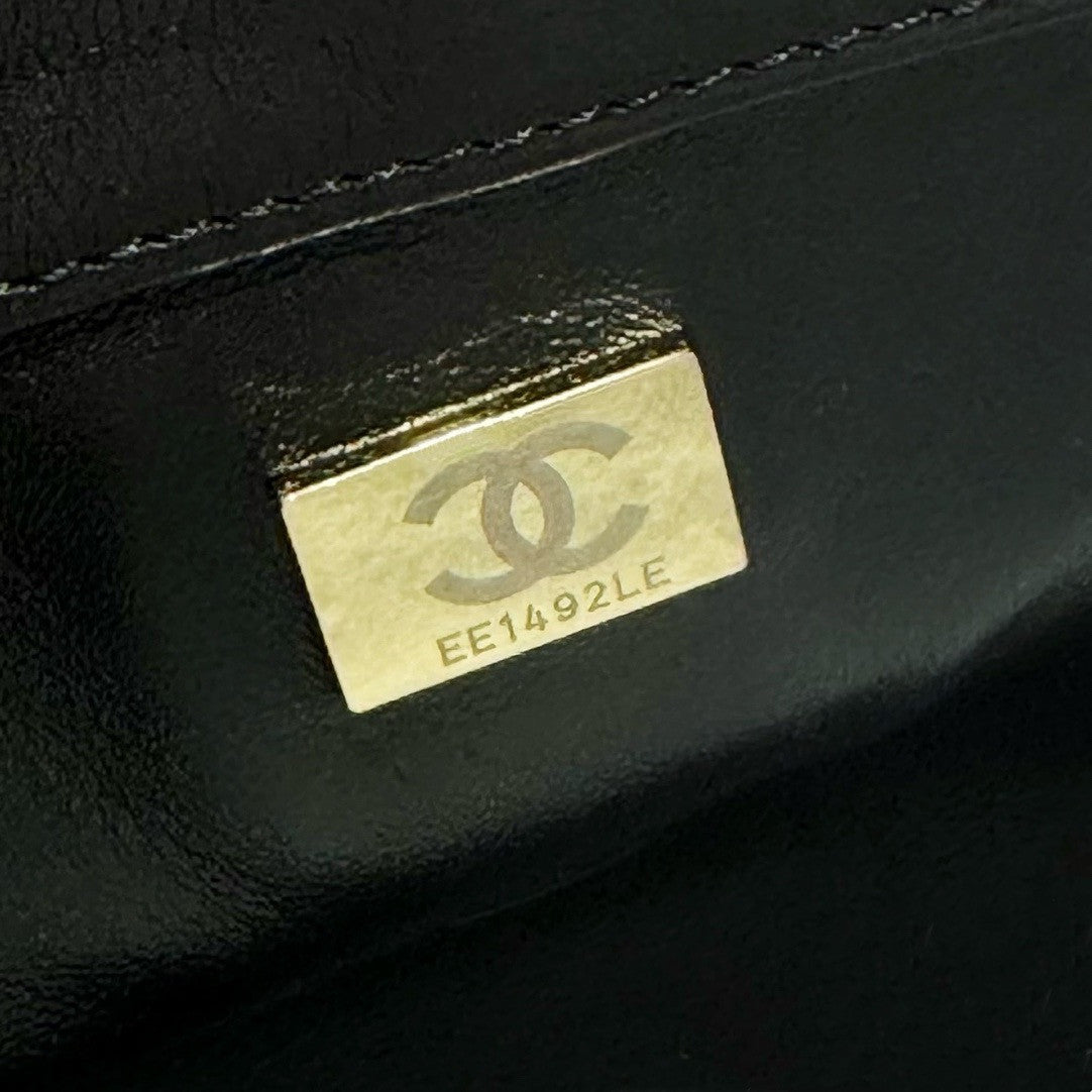 Chanel SS 2024 Sequins SMALL FLAP BAG Black