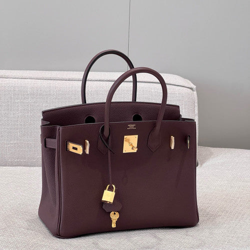 Hermès Roulis Birkin 30 cm Togo Leather Gold Hardware