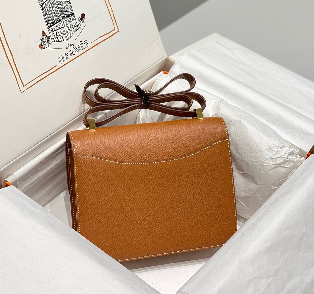 Hermès Constance 1-24 Gold Epsom Gold Hardware
