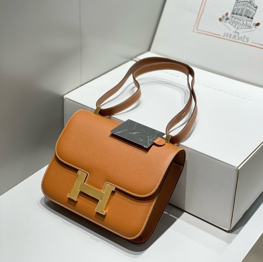 Hermès Constance 1-24 Gold Epsom Gold Hardware