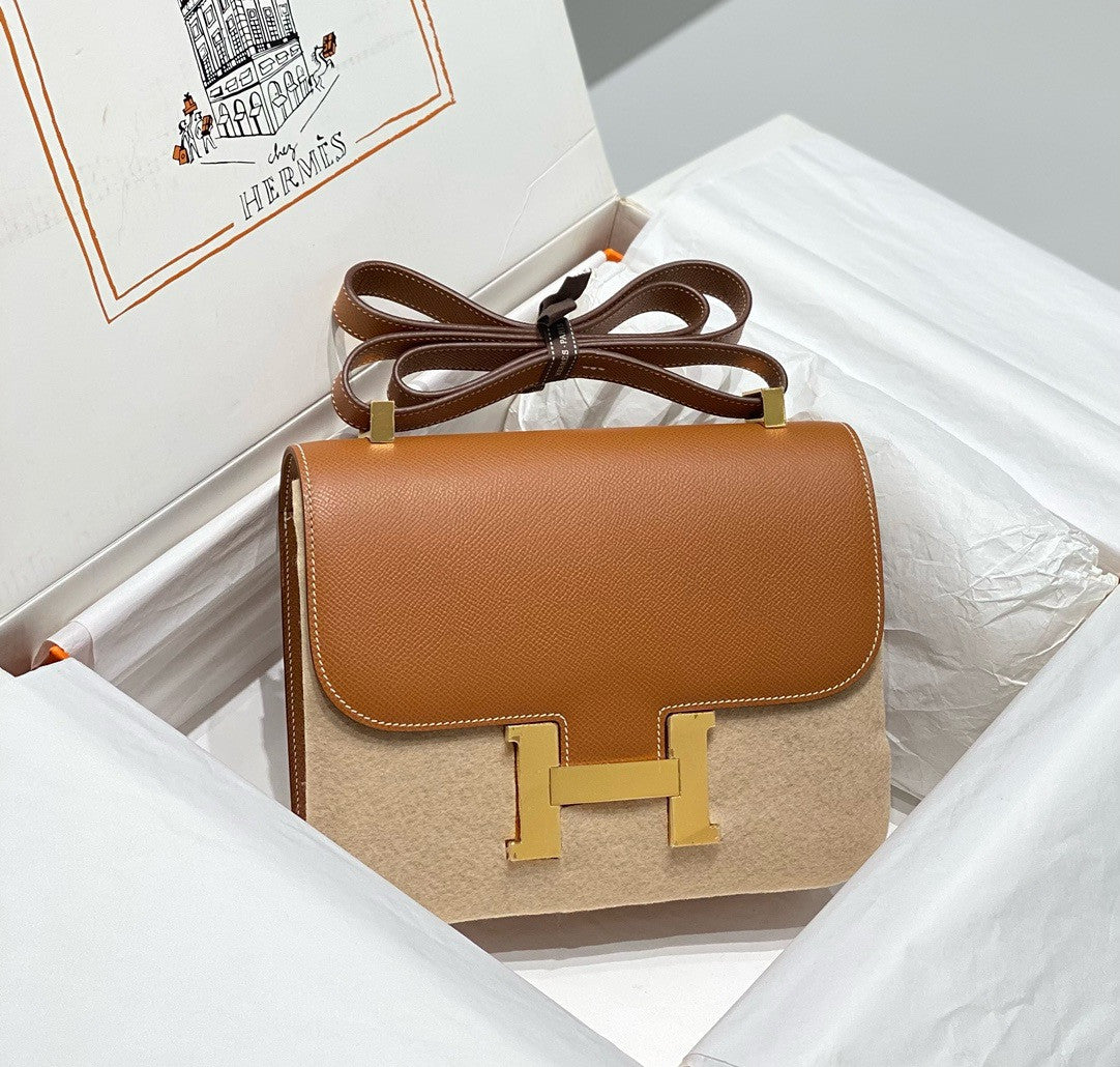 Hermès Constance 1-24 Gold Epsom Gold Hardware