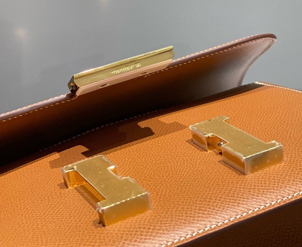 Hermès Constance 1-24 Gold Epsom Gold Hardware