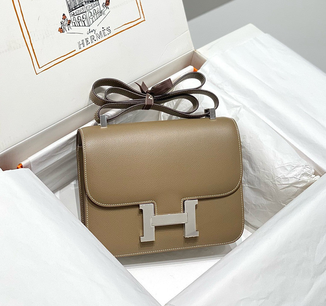 Hermès Constance 1-24 Etoupe Epsom Palladium Hardware