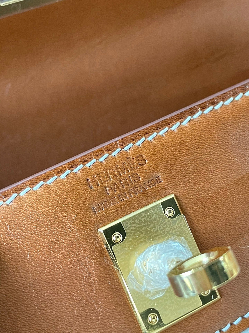 Hermès Kelly Sellier 25 Toile and Barenia  Gold Hardware