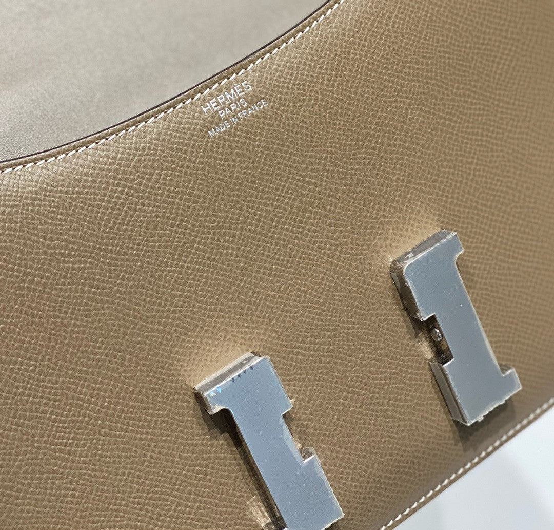 Hermès Constance 1-24 Etoupe Epsom Palladium Hardware