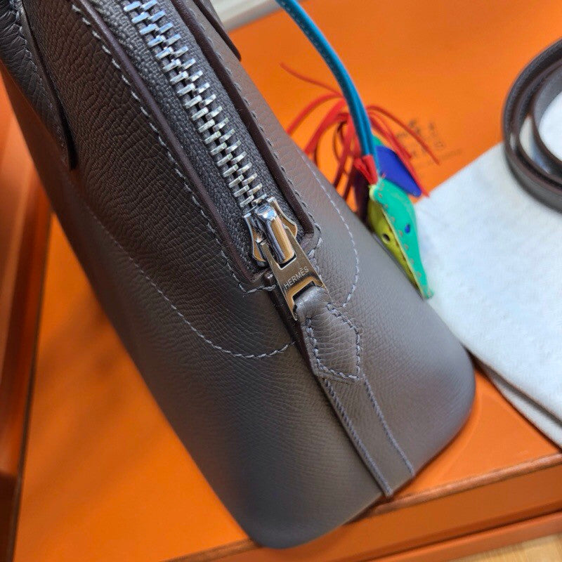 Hermes 18 Etoupe Bolide 27cm Bag Epsom Leather