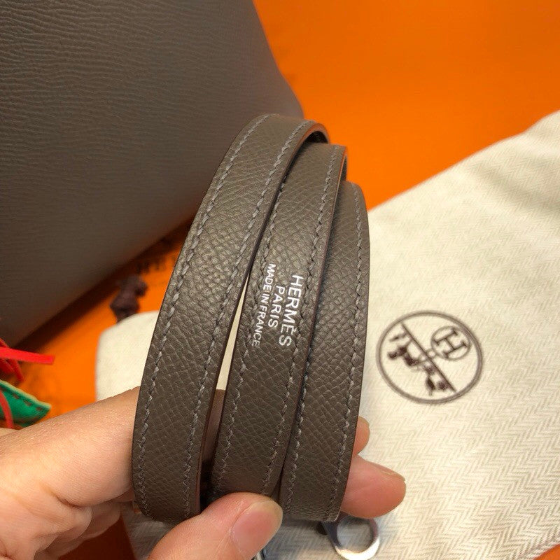Hermes 18 Etoupe Bolide 27cm Bag Epsom Leather