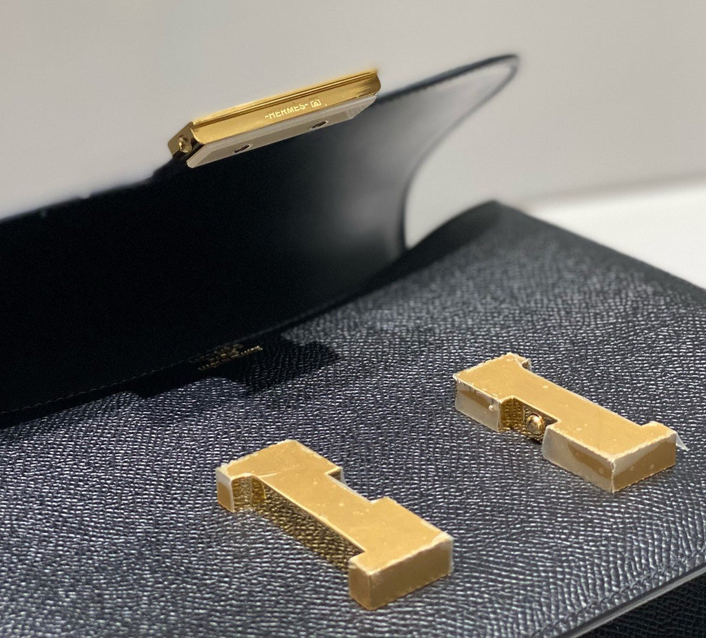Hermès Constance 1-24 Black Epsom Gold Hardware