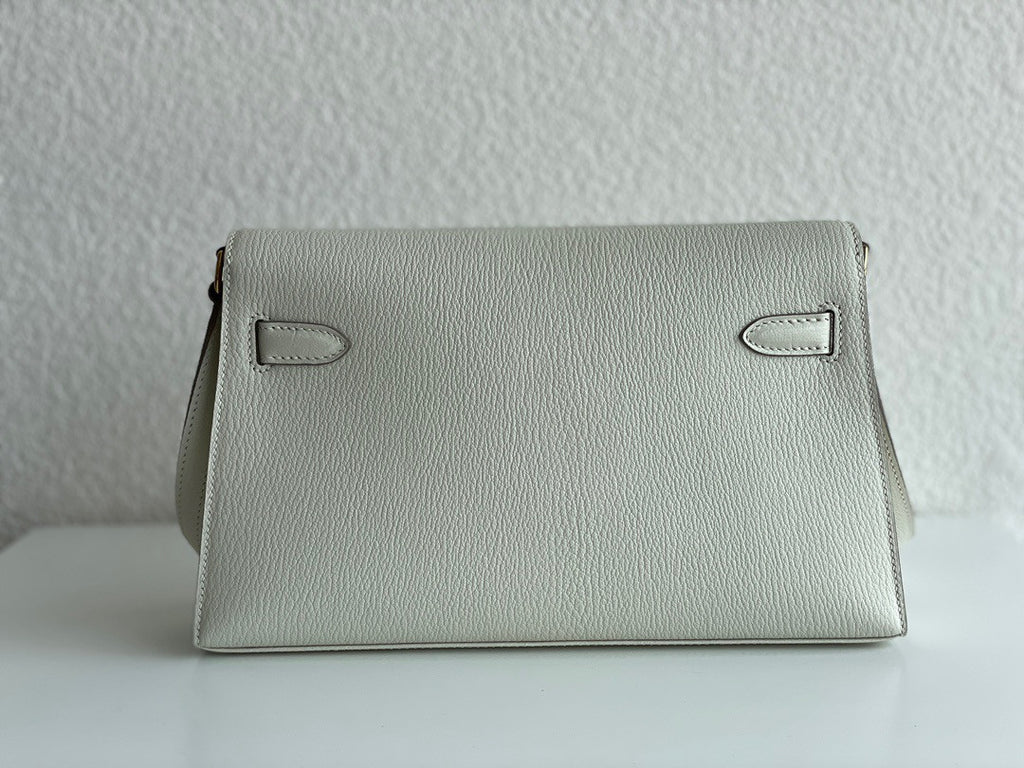 Hermes Kelly Elan Shoulder Strap Bag crane