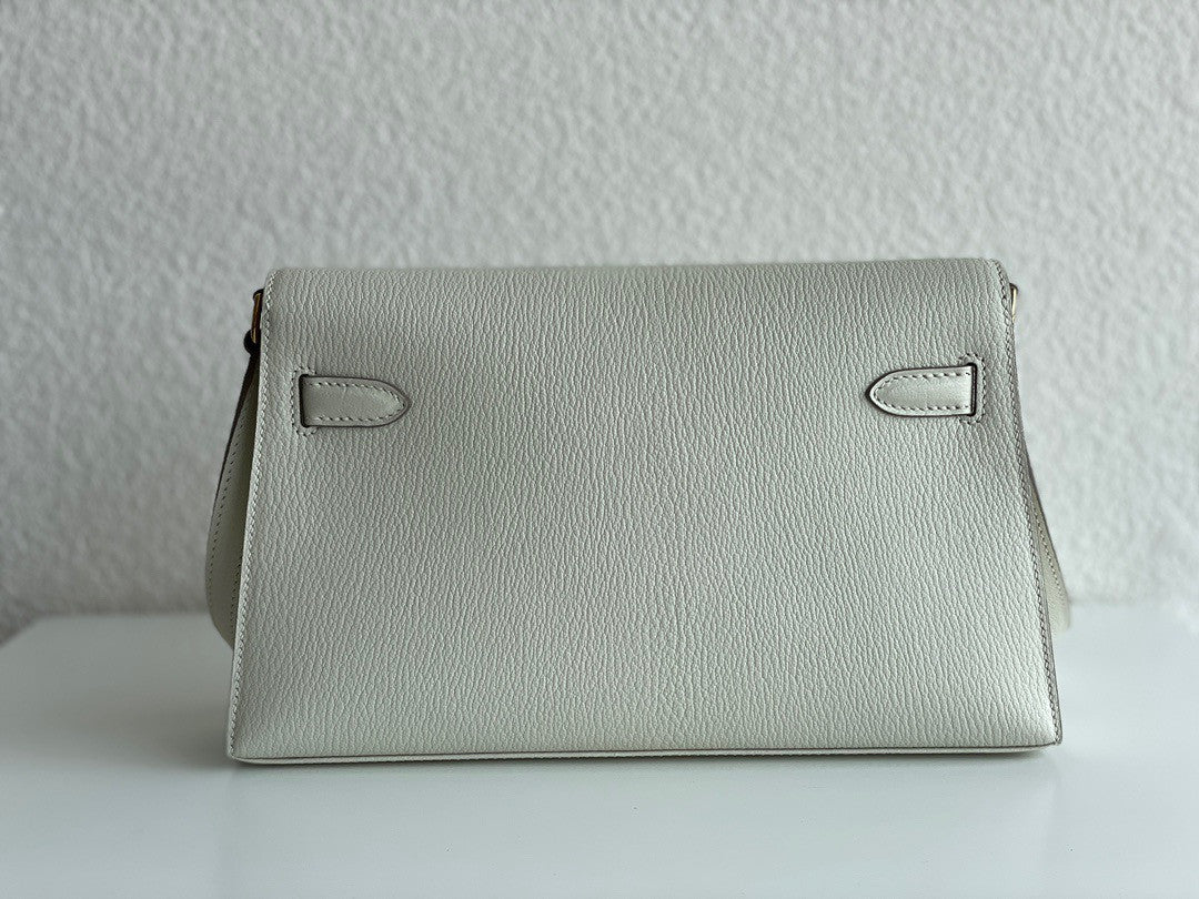 Hermes Kelly Elan Shoulder Strap Bag crane