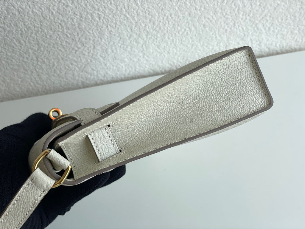 Hermes Kelly Elan Shoulder Strap Bag crane