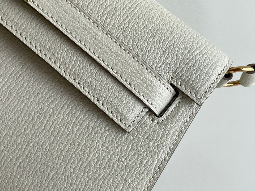 Hermes Kelly Elan Shoulder Strap Bag crane