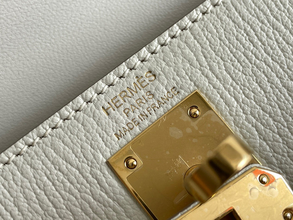 Hermes Kelly Elan Shoulder Strap Bag crane