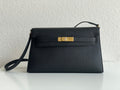 Hermes Kelly Elan Shoulder Strap Bag Black