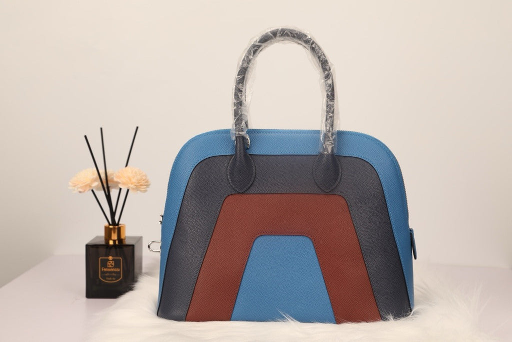 HERMÈS RAINBOW EPSOM BOLIDE 30CM PALLADIUM HARDWARE Hermes