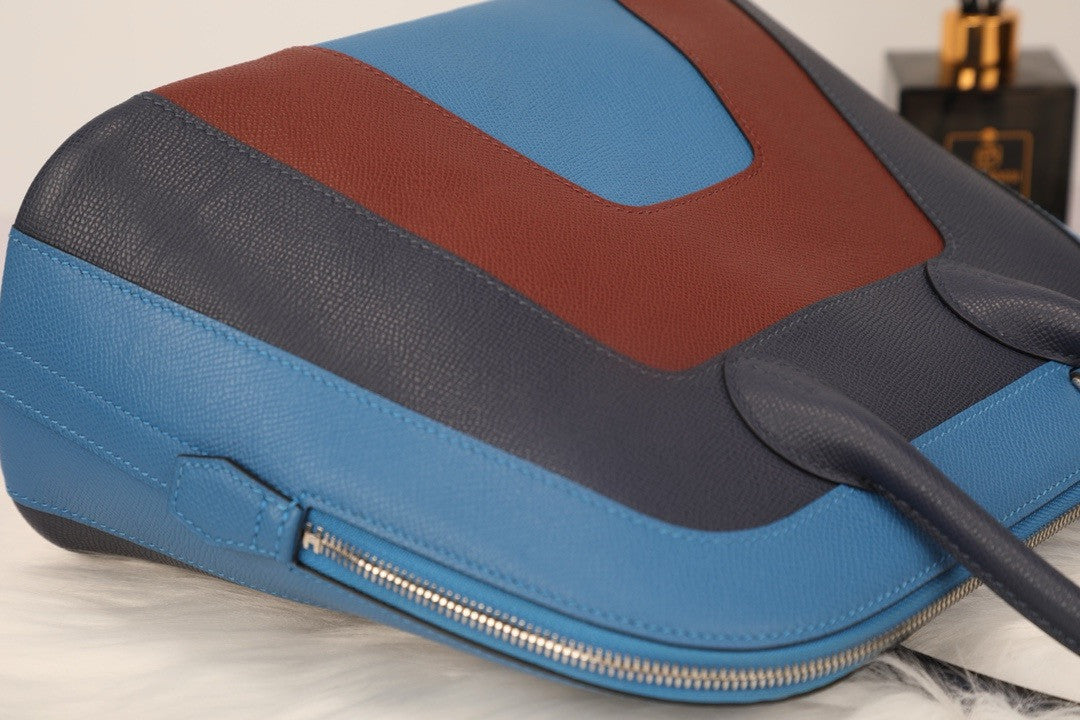 HERMÈS RAINBOW EPSOM BOLIDE 30CM PALLADIUM HARDWARE Hermes