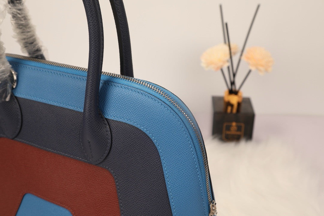 HERMÈS RAINBOW EPSOM BOLIDE 30CM PALLADIUM HARDWARE Hermes