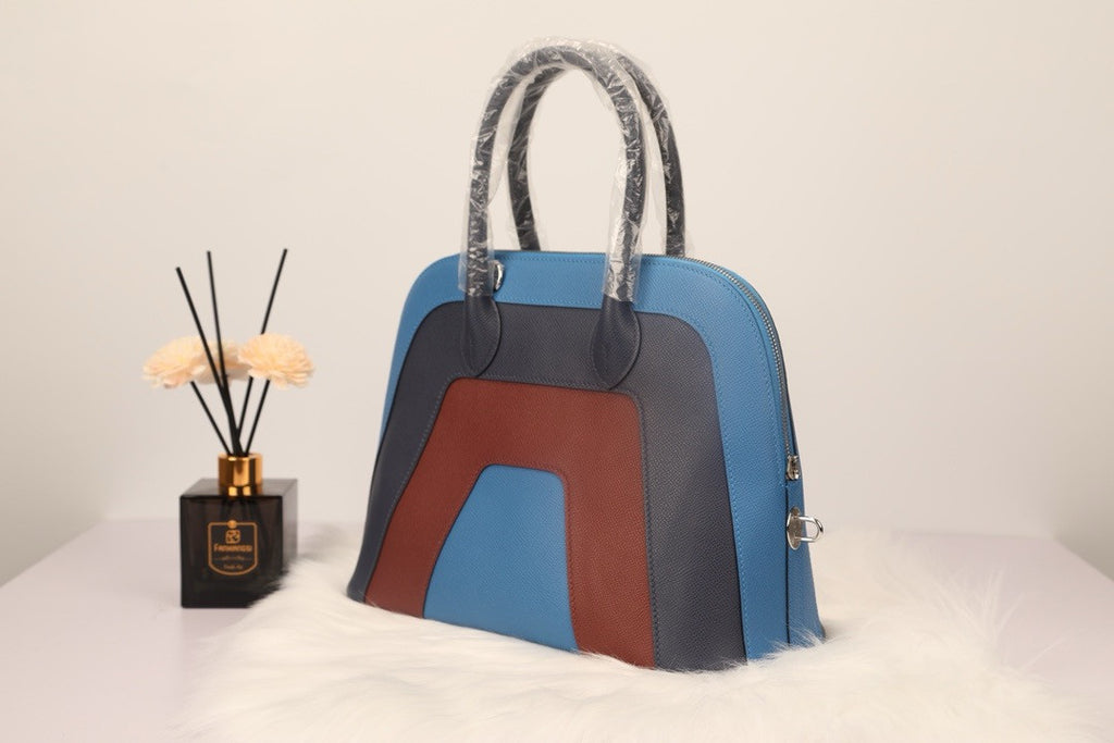HERMÈS RAINBOW EPSOM BOLIDE 30CM PALLADIUM HARDWARE Hermes