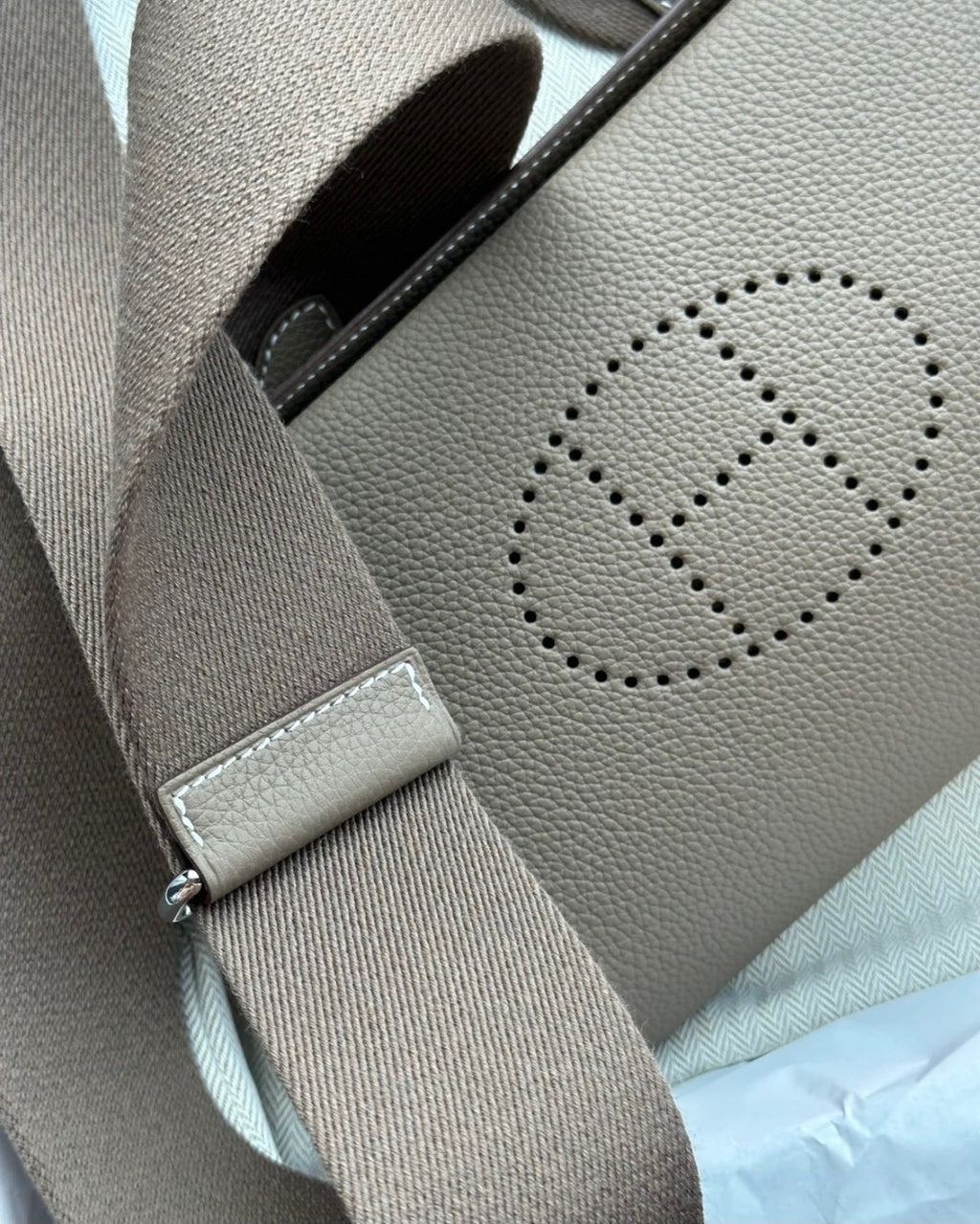 Hermès Vide poche bag Etoupe