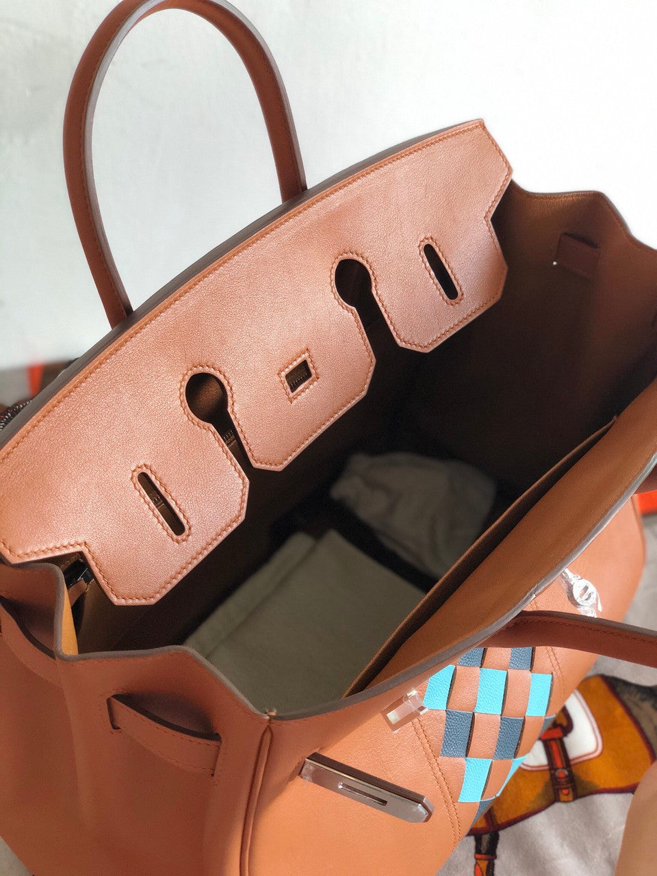 Hermès Birkin Limited Edition Gold 30 Tressage Swift Palladium Hardware PHW
