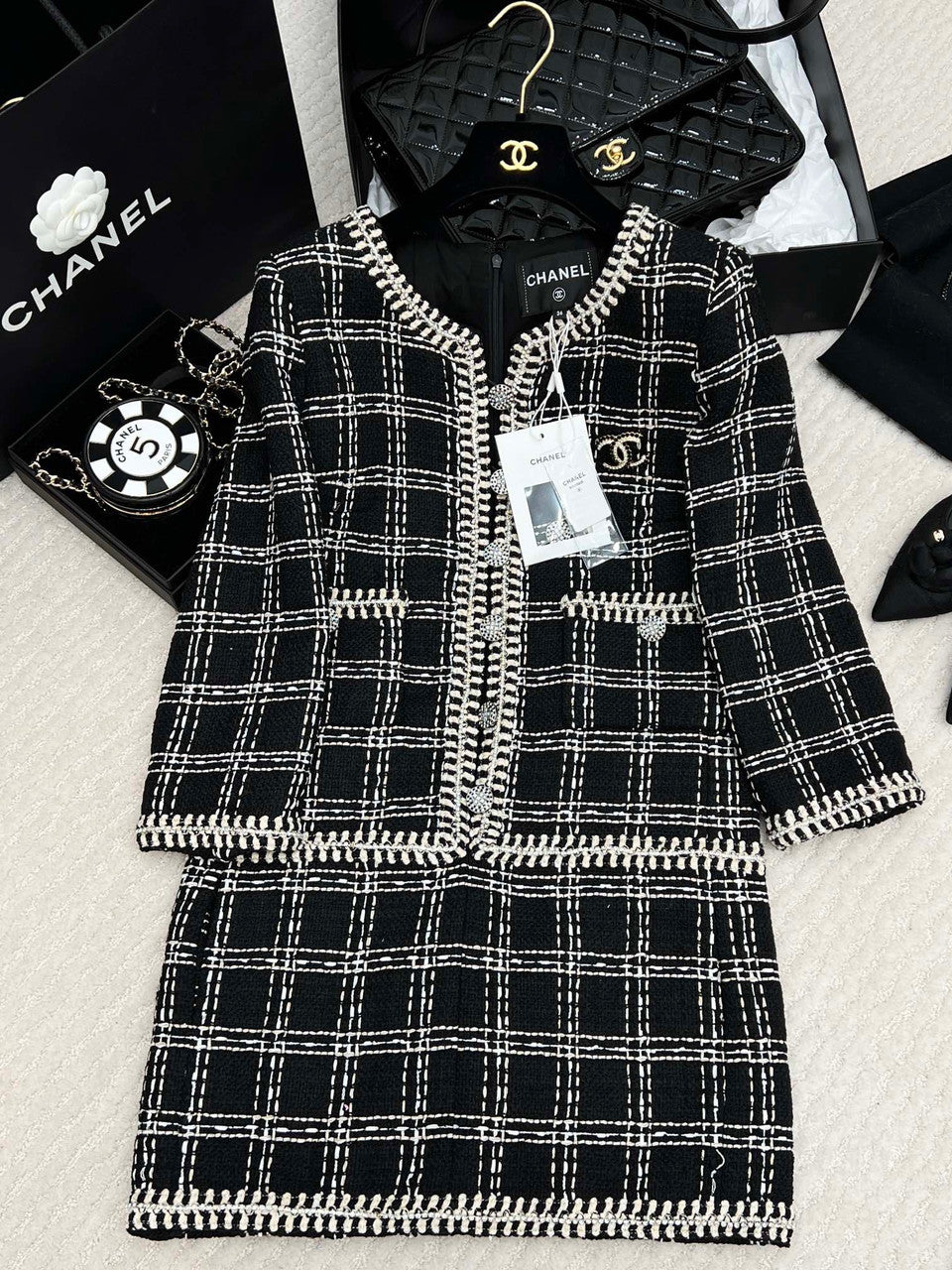 Chanel Cruise 2023  Cotton Tweed Dress