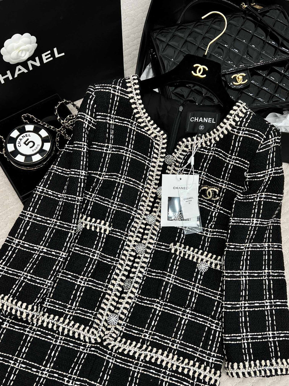 Chanel Cruise 2023  Cotton Tweed Dress