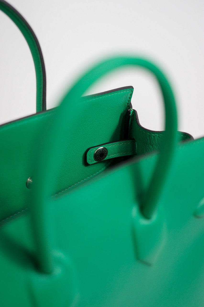 Hermes Mini Shadow Birkin 25 Bag Bamboo Evercalf Limited Edition