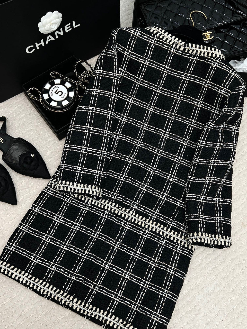 Chanel Cruise 2023  Cotton Tweed Dress